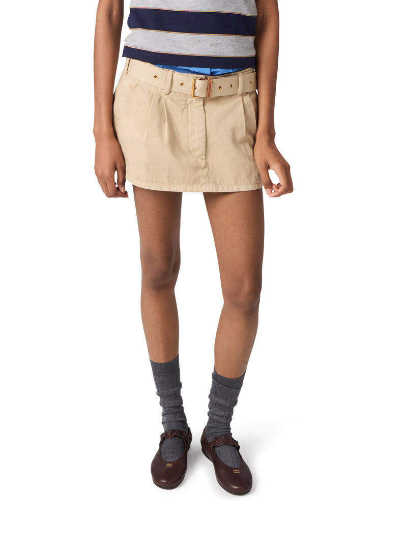 MINIGONNA IN GABARDINE OLD