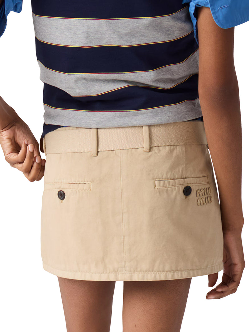 MINIGONNA IN GABARDINE OLD