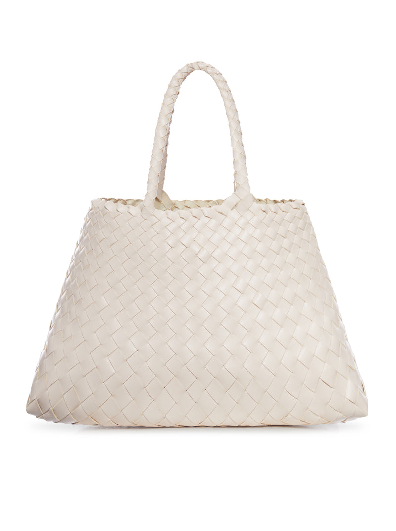 BORSA SANTA CROCE SMALL IN PELLE SABBIA