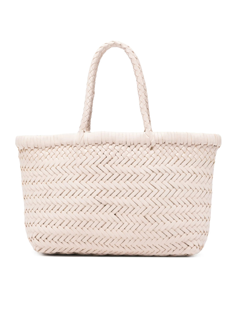 BORSA A MANO MINI FLAT GORA IN PELLE SABBIA