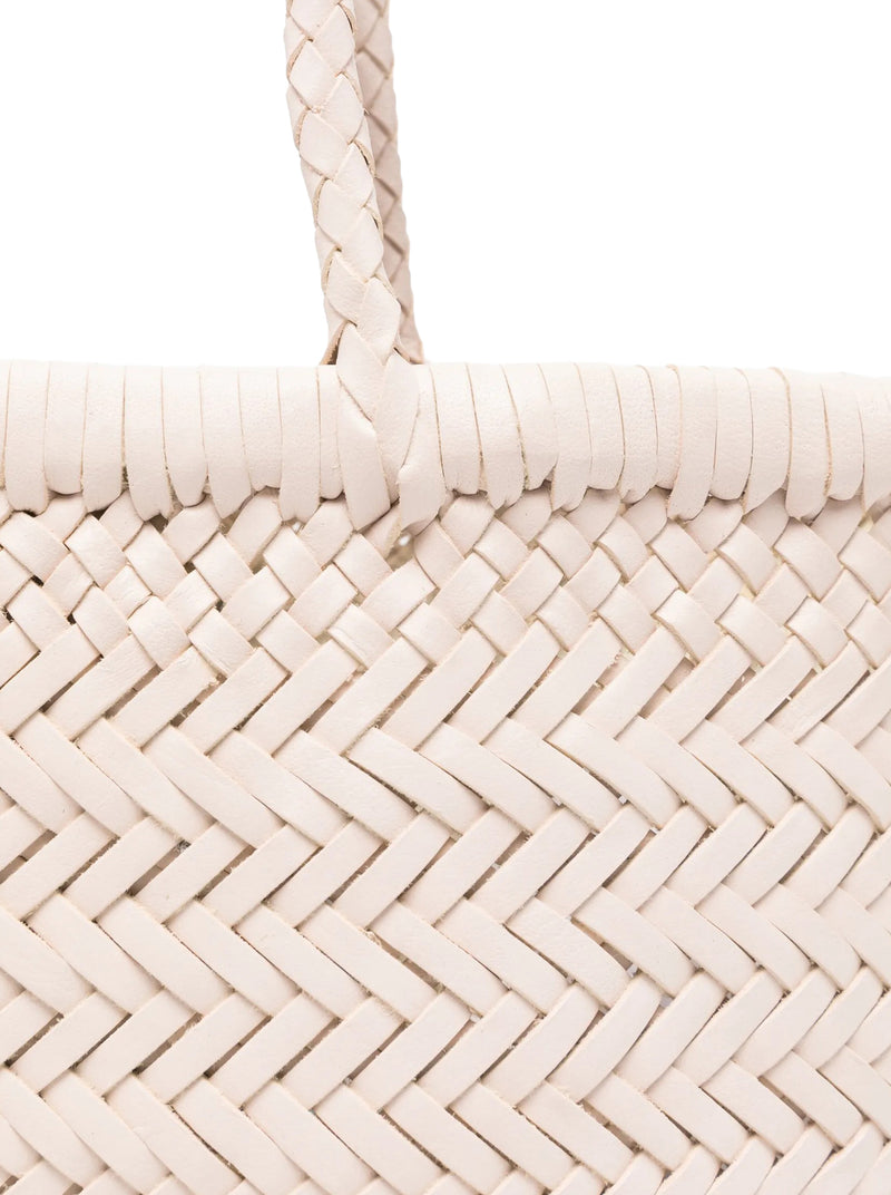 BORSA A MANO MINI FLAT GORA IN PELLE SABBIA