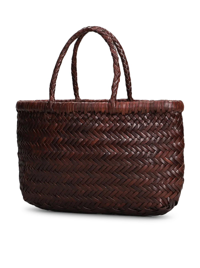 BORSA A MANO MINI FLAT GORA IN PELLE