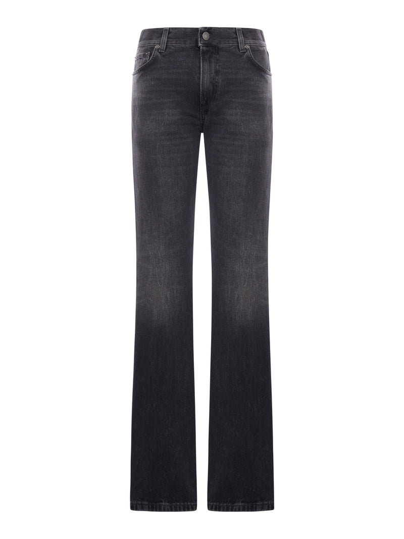 JEANS CINQUE TASCHE IN DENIM LAVATO