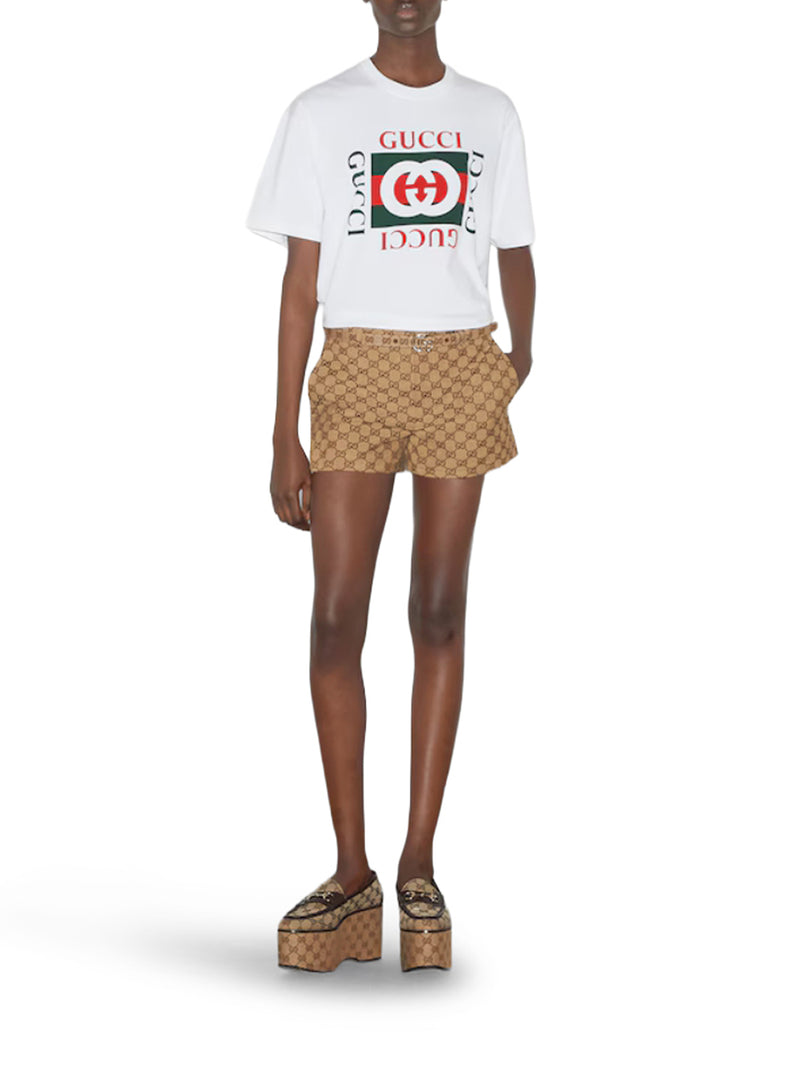 T-SHIRT IN JERSEY DI COTONE CON LOGO STAMPATO