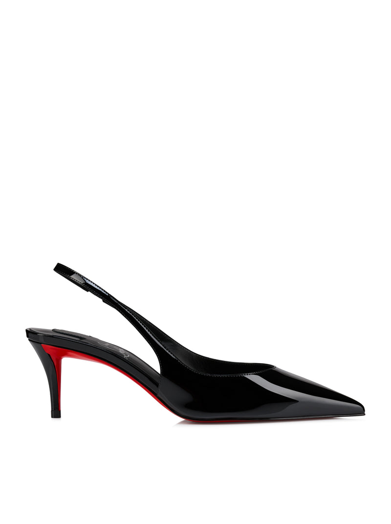 MISS Z DÉCOLLETÉ SLINGBACK DA 60 MM IN PELLE DI VITELLO VERNICIATA