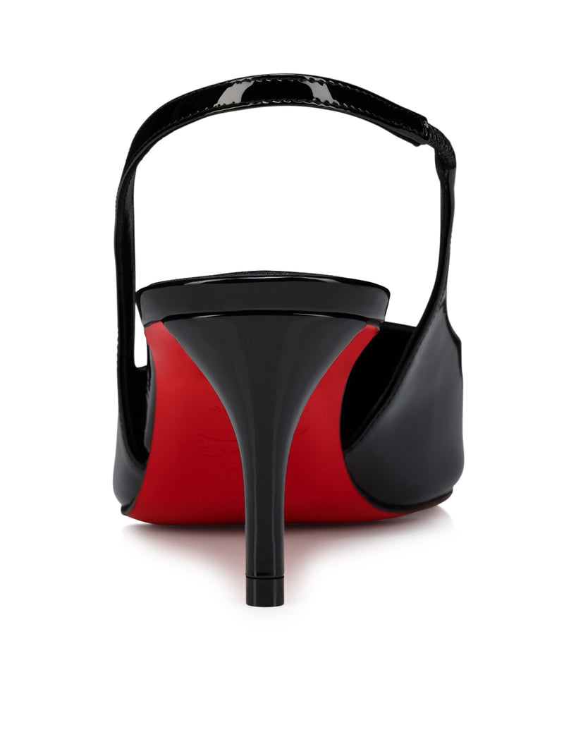 MISS Z DÉCOLLETÉ SLINGBACK DA 60 MM IN PELLE DI VITELLO VERNICIATA