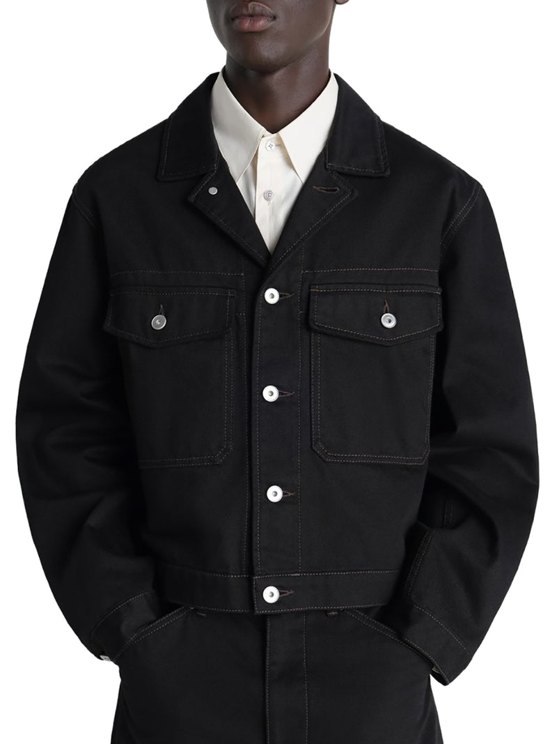 GIACCA TRUCKER IN DENIM PESANTE