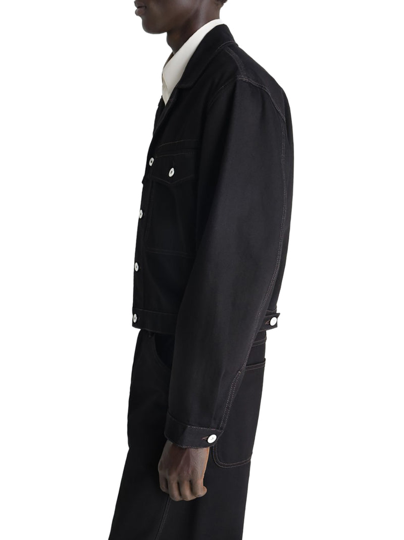 GIACCA TRUCKER IN DENIM PESANTE