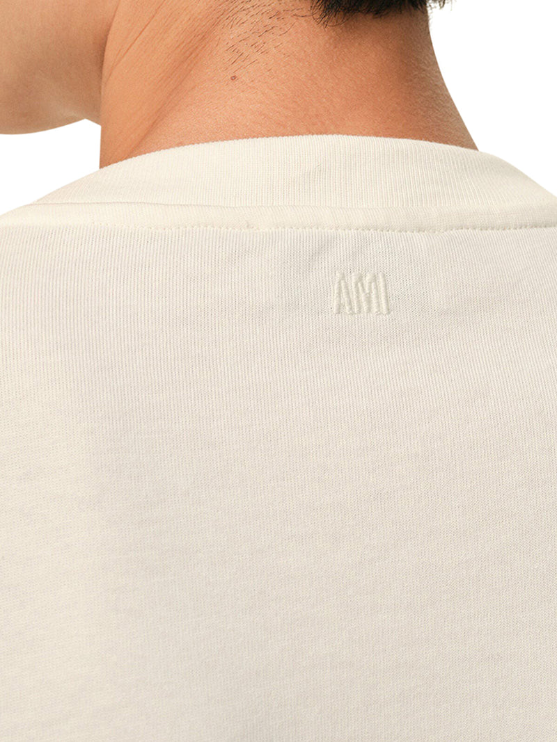 T-SHIRT AMI DE COEUR IN COTONE GOFFRATO