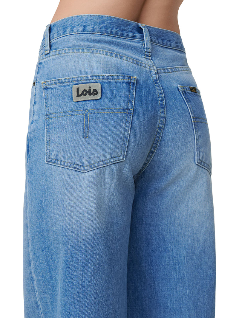 JEANS A GAMBA AMPIA SKATER LOOSE