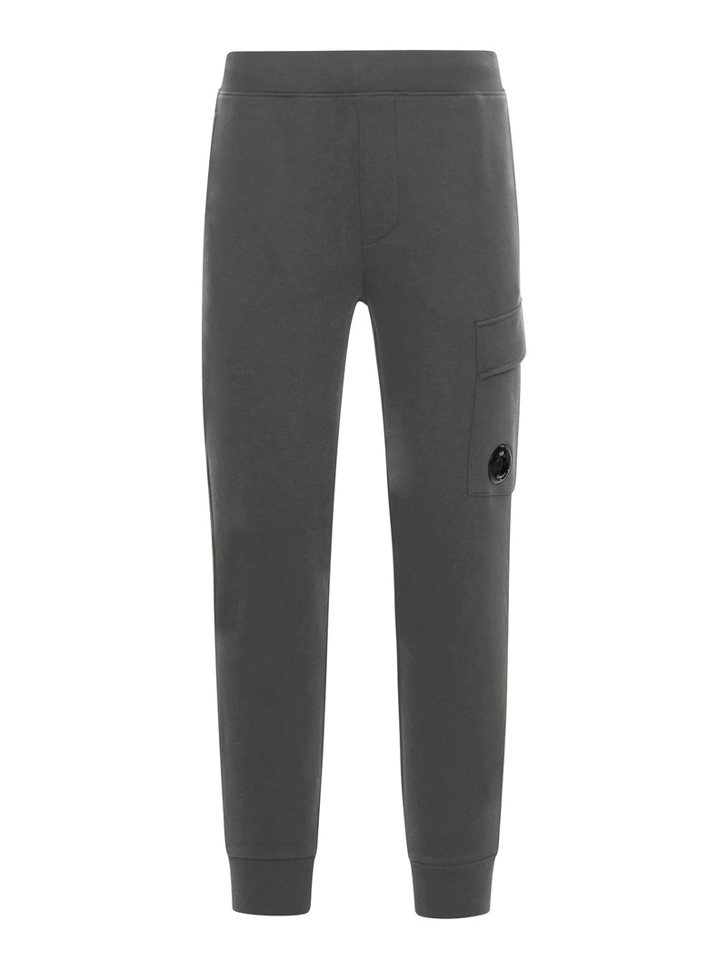 PANTALONI JOGGER IN COTONE CON LENTE