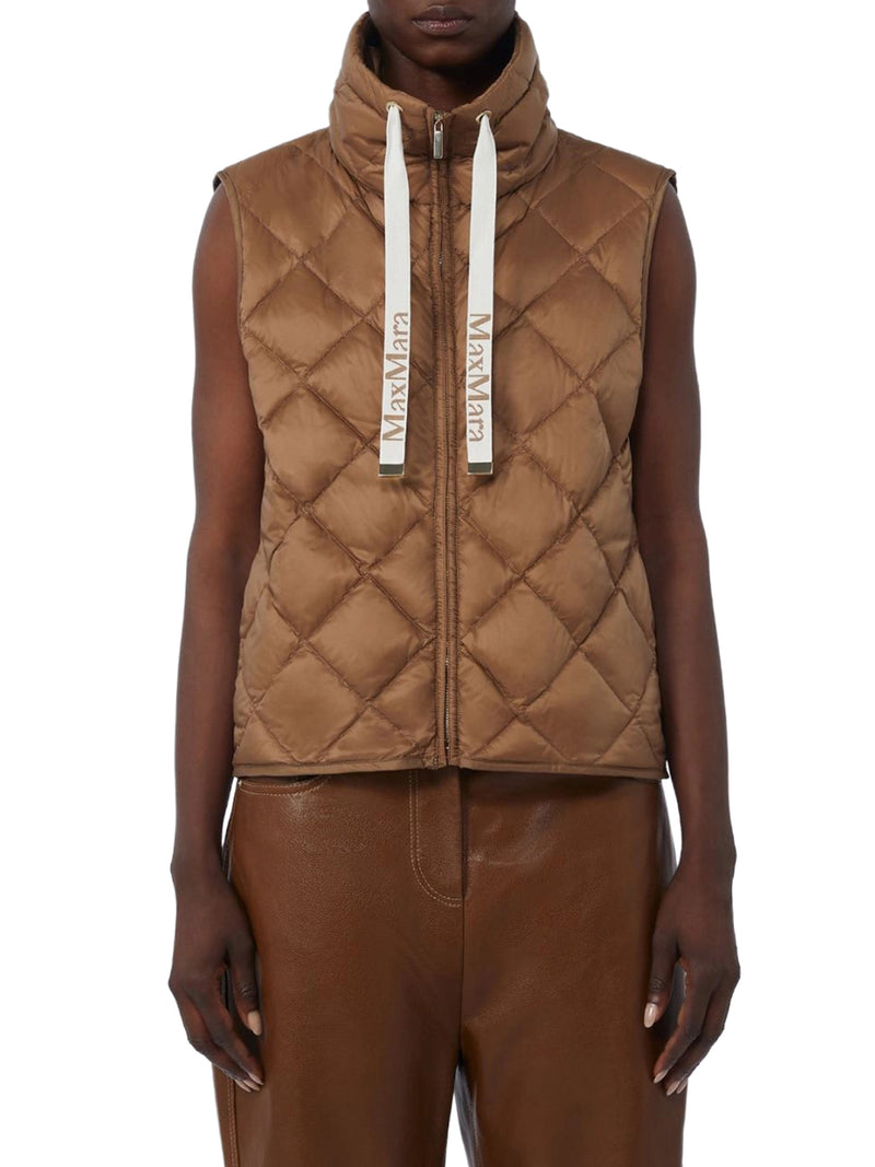 GILET IMBOTTITO IN TELA DI NYLON ANTIGOCCIA
