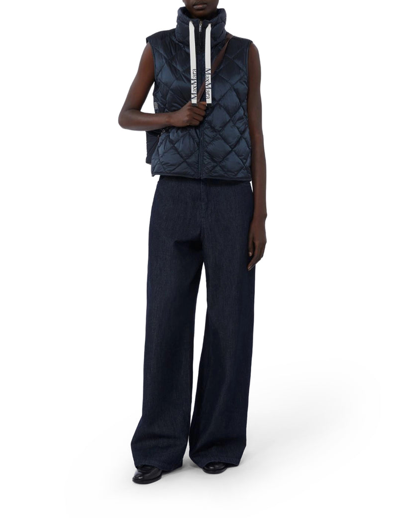 GILET IMBOTTITO IN TELA DI NYLON ANTIGOCCIA