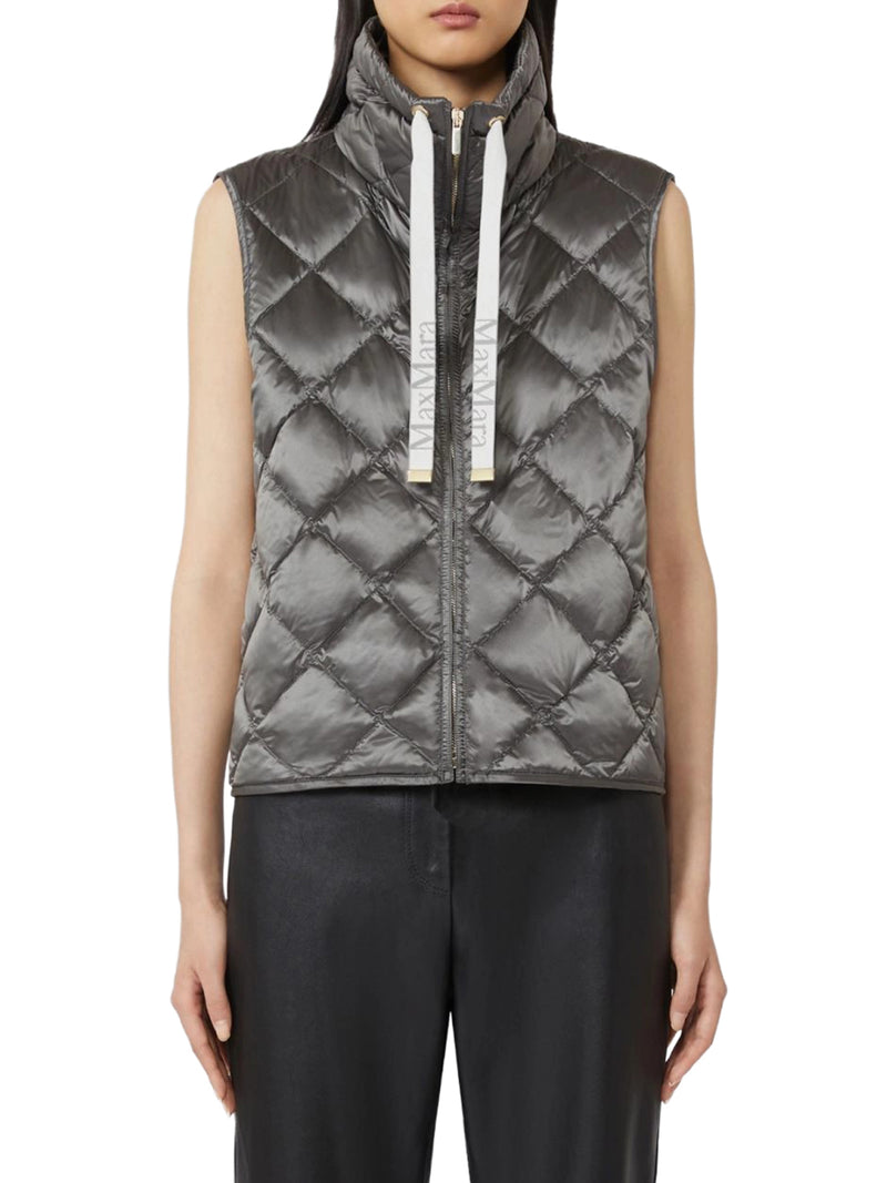 GILET IMBOTTITO IN TELA DI NYLON ANTIGOCCIA