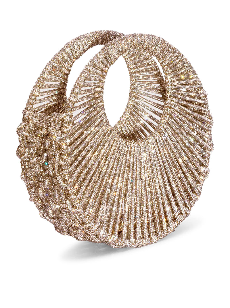 BORSA GIOIELLO JAYA TEMPESTATA DI CRISTALLI