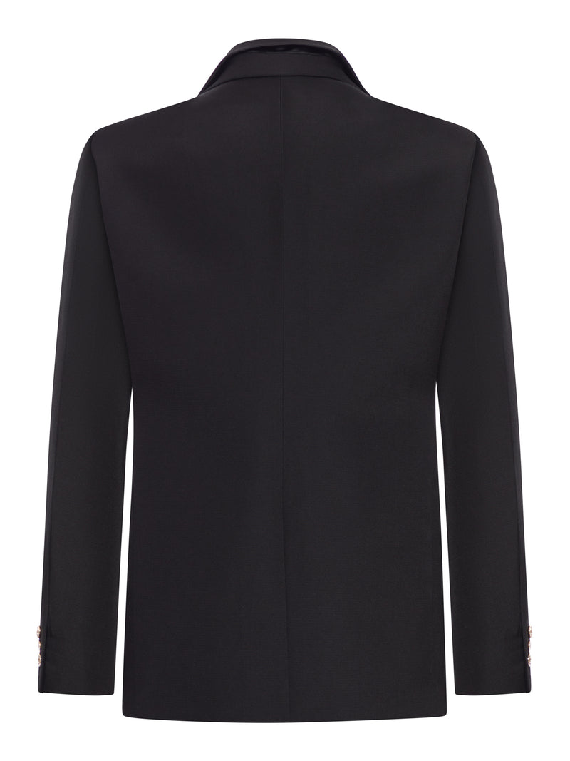 GIACCA IN COTONE E SETA DOUBLE-FACE