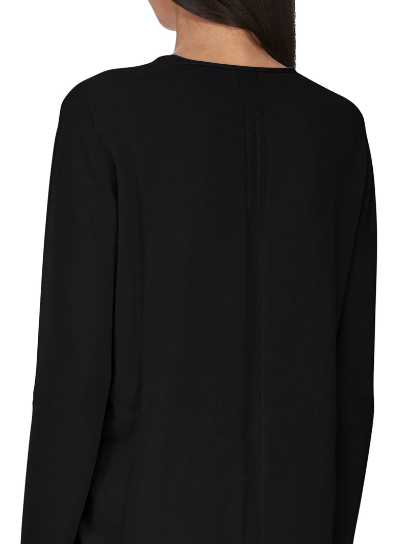 MAGLIA CON SCOLLO A V IN LANA VERGINE