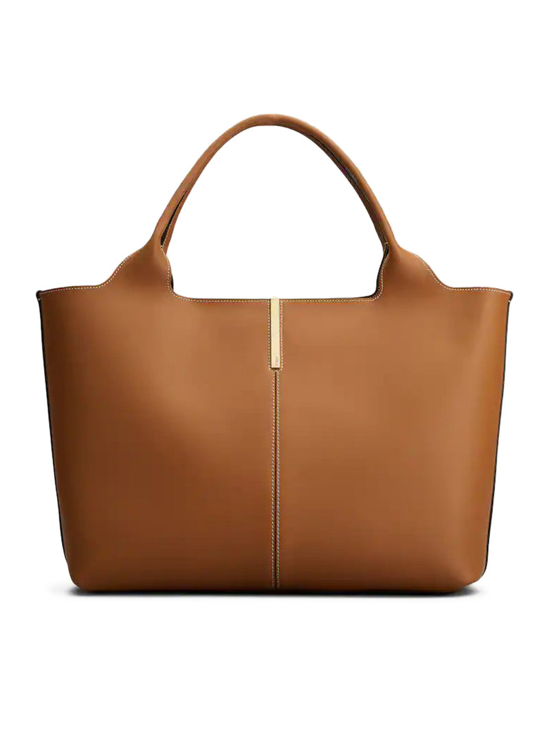 BORSA SHOPPING IN PELLE MEDIO-PICCOLA