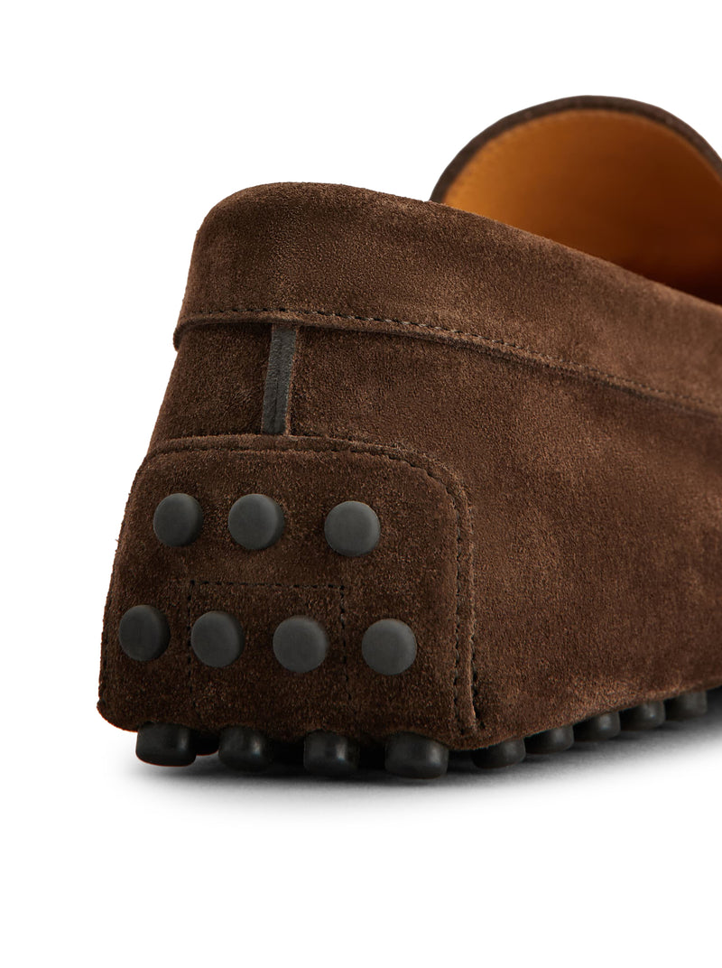 MOCASSINO GOMMINO IN PELLE SCAMOSCIATA