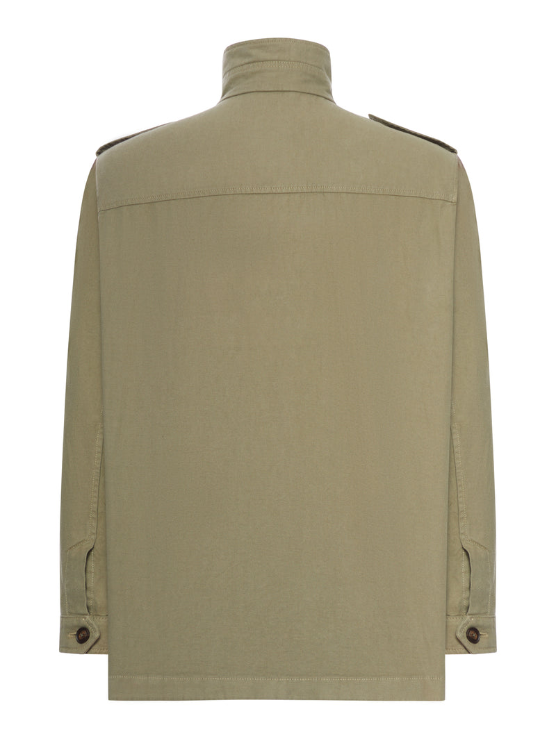 GIACCA EXPLORER FIELD IN COTONE LAVATO