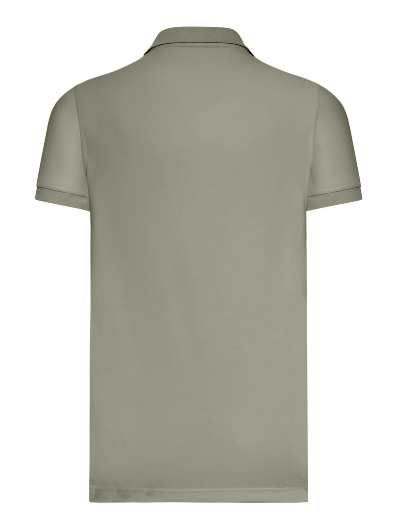 POLO IN PIQUET DI COTONE CON LOGO