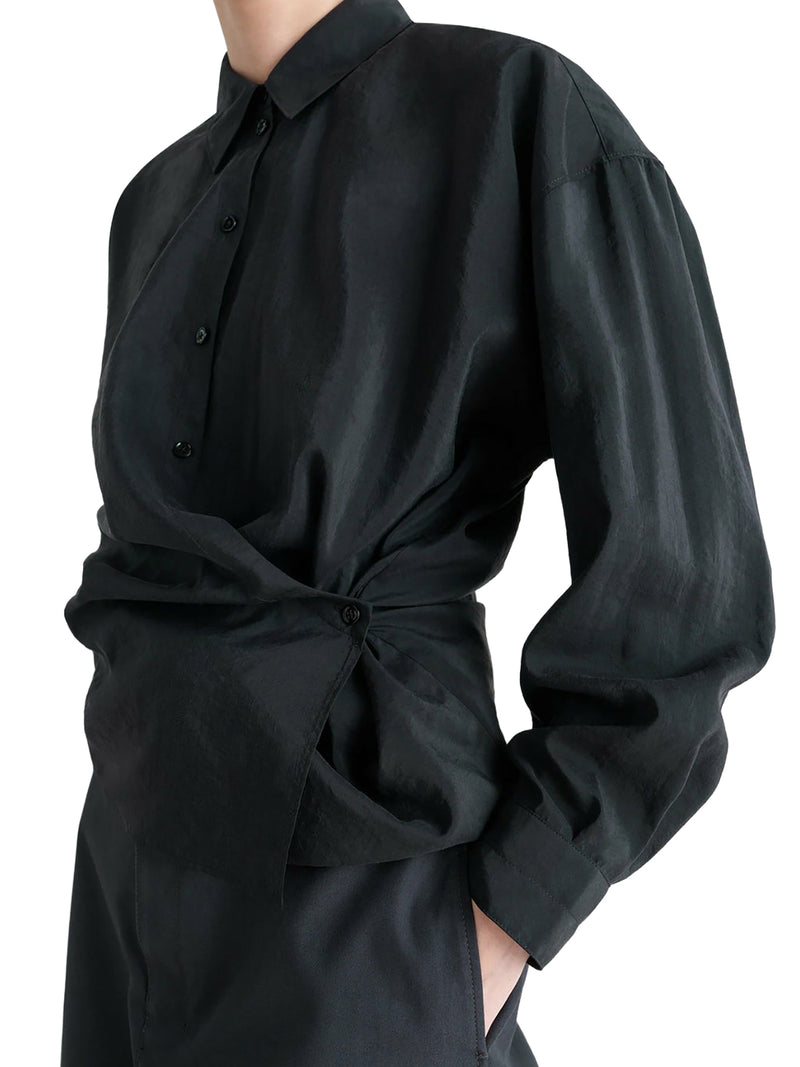 CAMICIA CON ABBOTTONATURA LATERALE