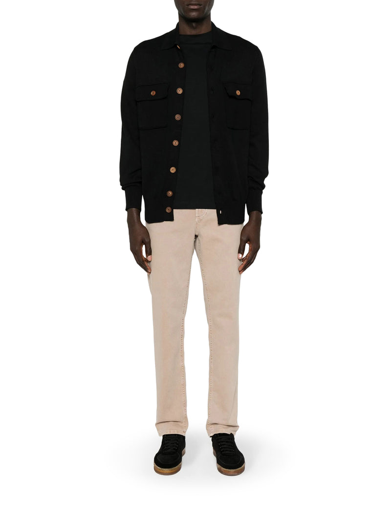 T-SHIRT IN COTONE CON LOGO STAMPATO A CONTRASTO