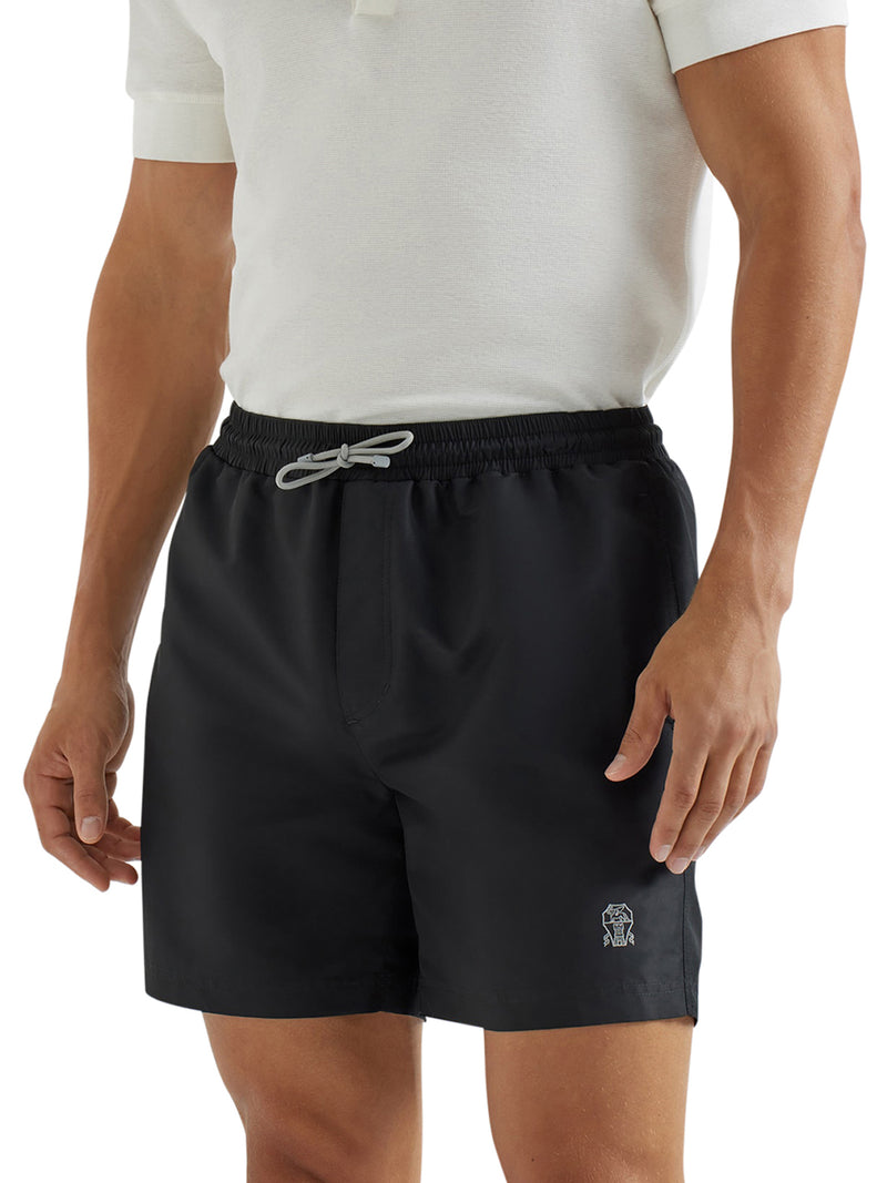 COSTUME DA BAGNO CON LOGO RICAMATO