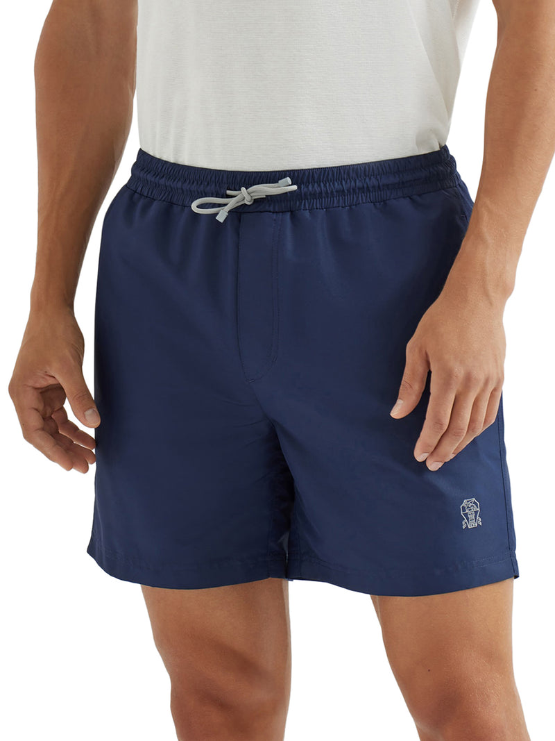 COSTUME DA BAGNO CON LOGO RICAMATO