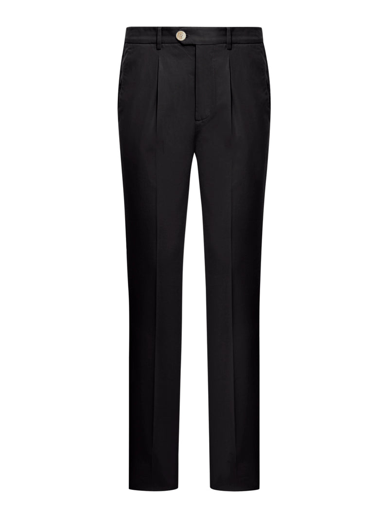 PANTALONI CHINO IN MISTO COTONE