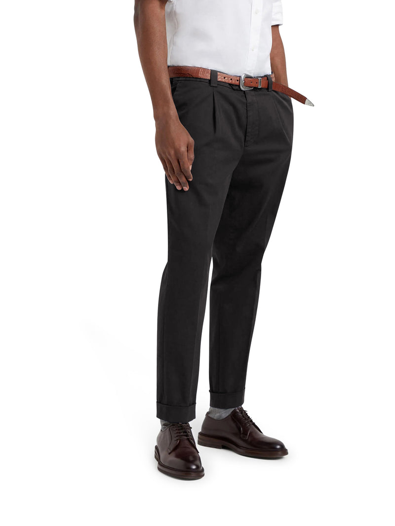 PANTALONI CHINO IN MISTO COTONE