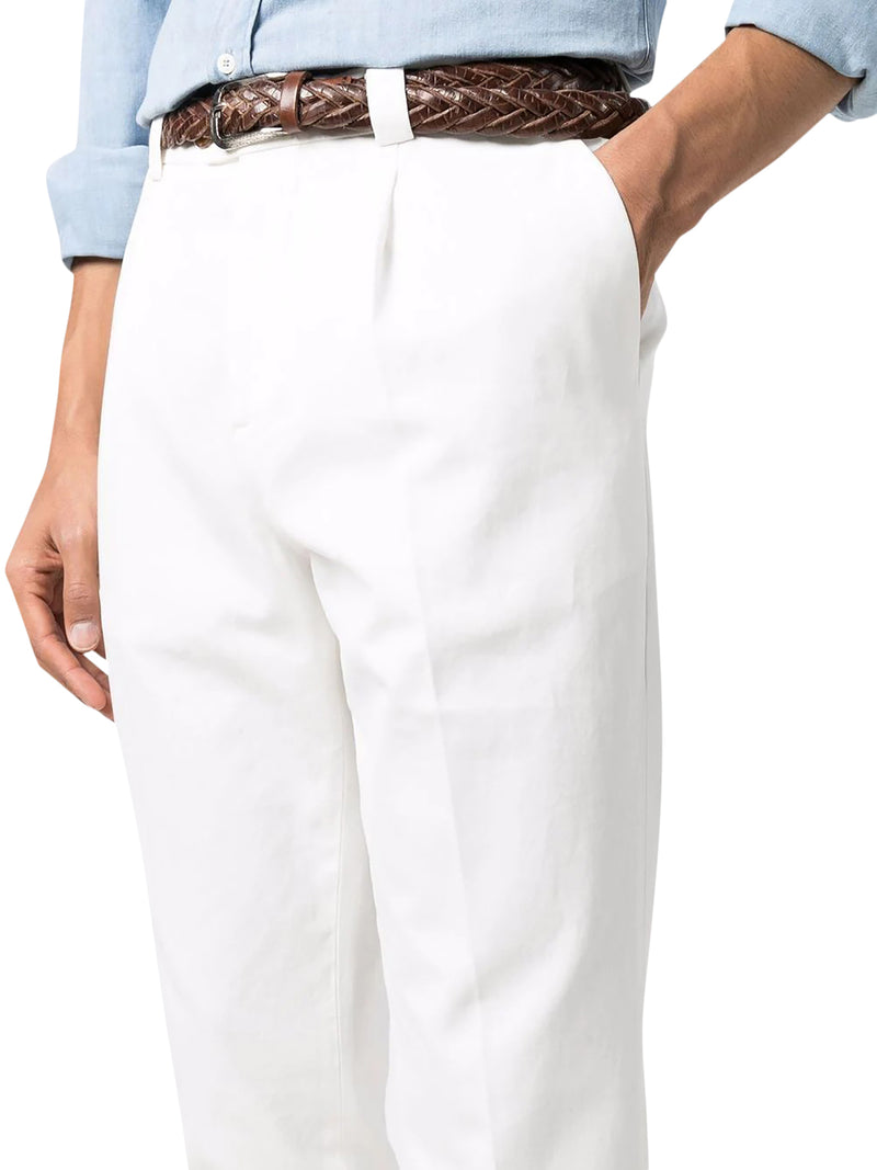 PANTALONI SARTORIALI DYED IN COTONE