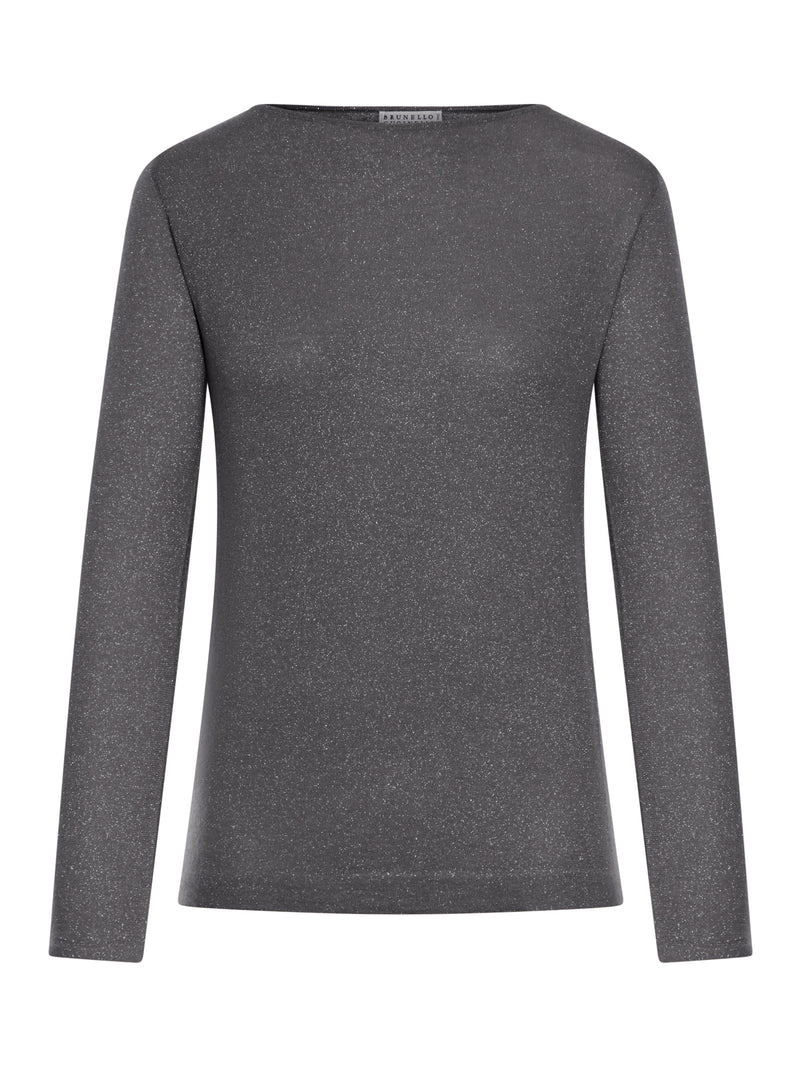 MAGLIA LEGGERA IN CASHMERE E SETA SPARKLING