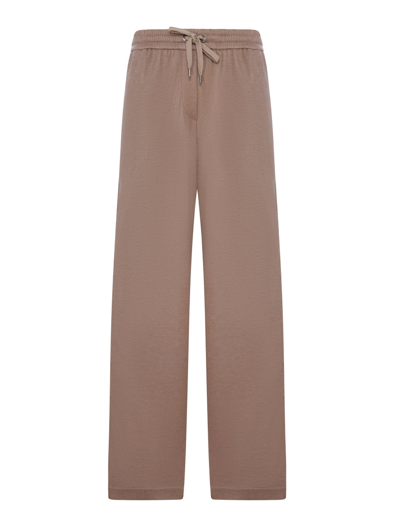 PANTALONI WIDE LEG CON COULISSE