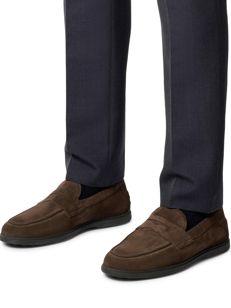 MOCASSINO IN PELLE SCAMOSCIATA