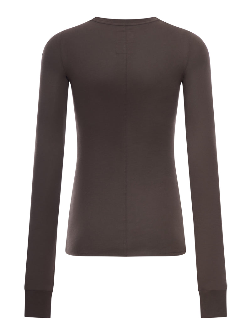 MAGLIA GIRDER A MANICHE LUNGHE IN COTONE