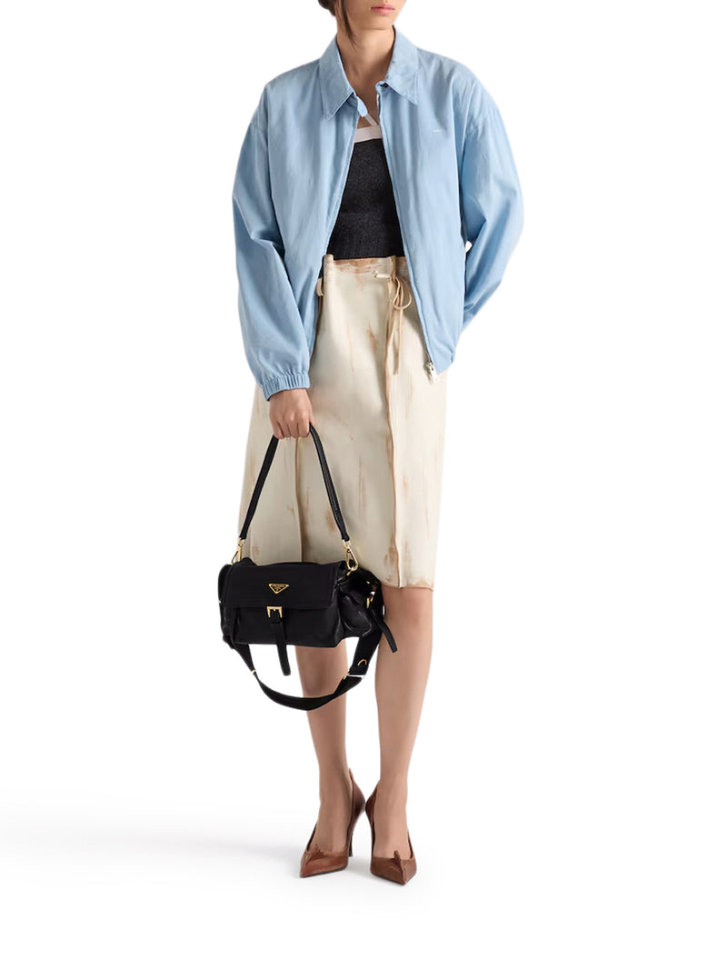 BORSA PRADA EXPLORE MEDIUM IN NAPPA CON PATTINA