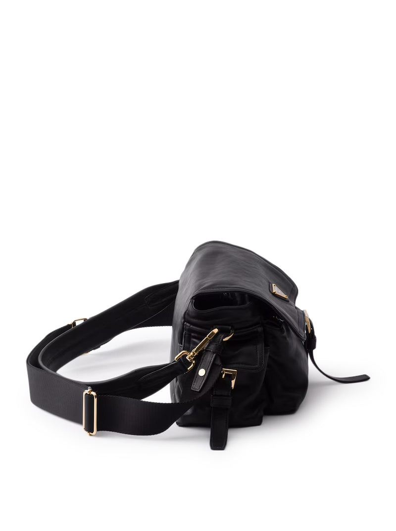 BORSA PRADA EXPLORE MEDIUM IN NAPPA CON PATTINA