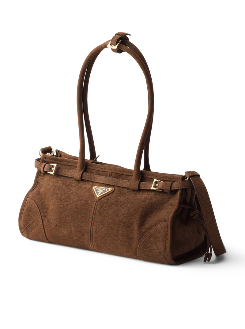 BORSA A MANO BONNIE MEDIUM IN PELLE NABUK