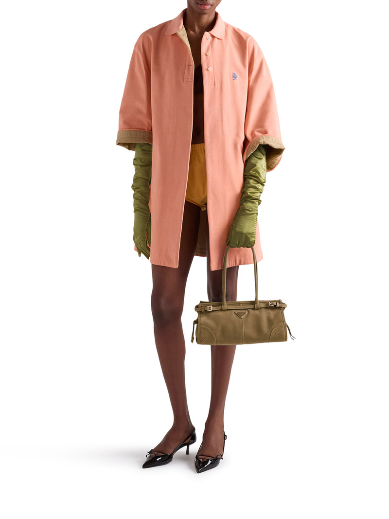 BORSA A MANO BONNIE MEDIUM IN PELLE NABUK