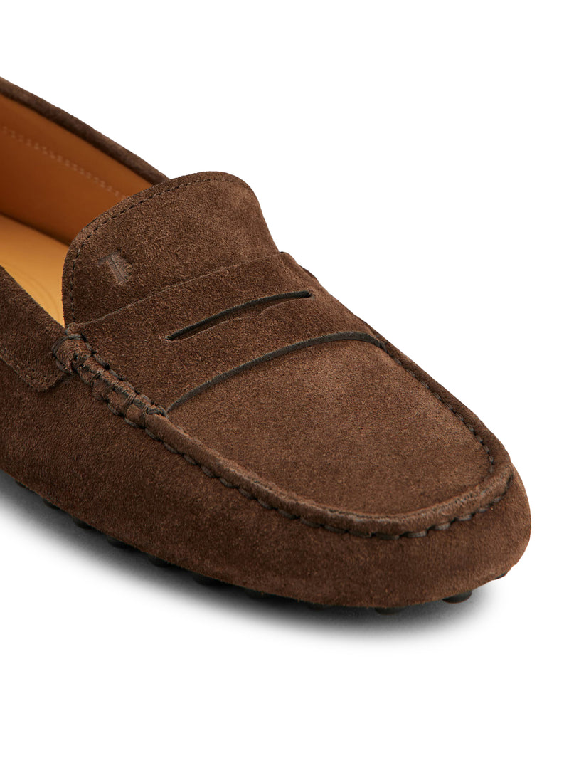 MOCASSINO GOMMINO IN PELLE SCAMOSCIATA