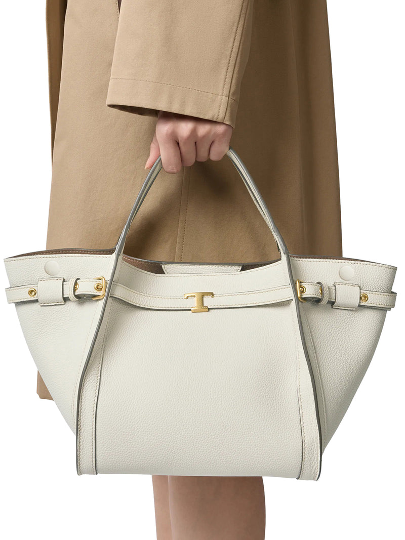 BORSA SHOPPING IN PELLE PICCOLA