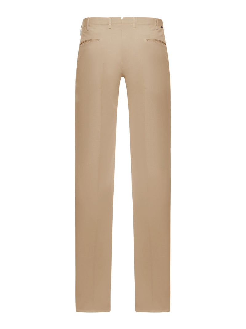 PANTALONI SARTORIALI SLIM FIT IN COTONE
