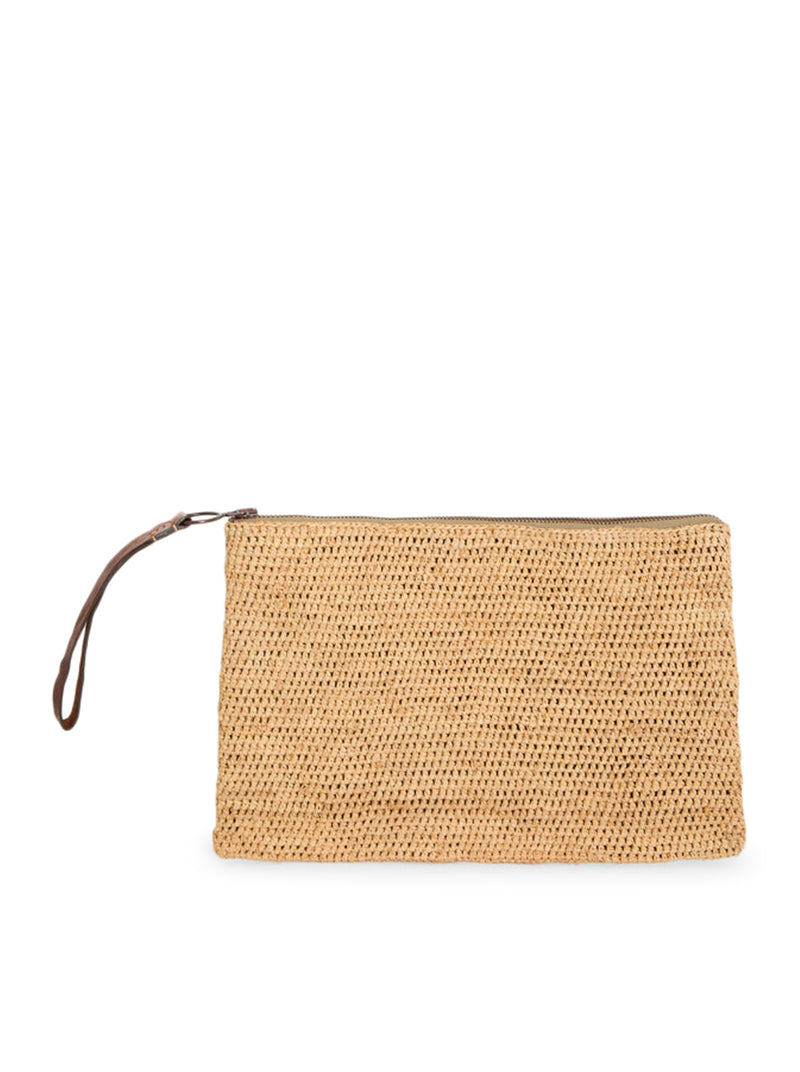 POCHETTE IN RAFIA AMPY