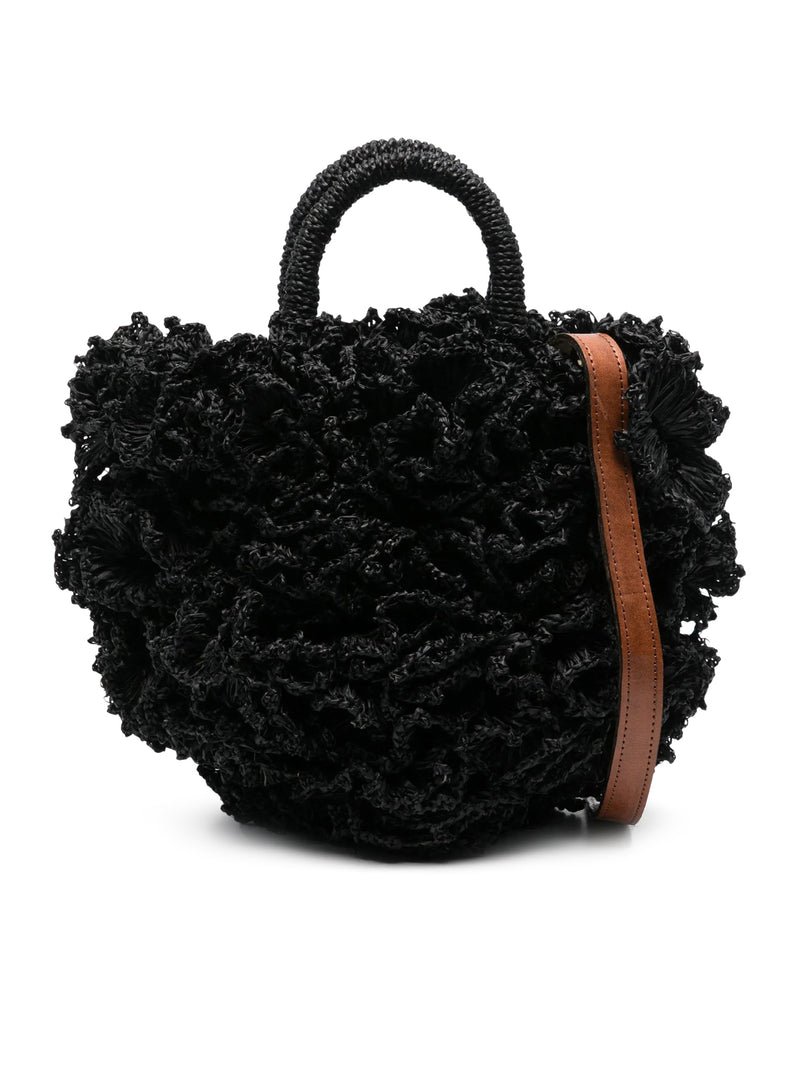BORSA CORAL IN RAFIA