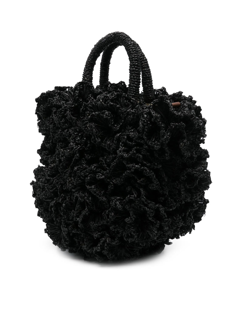 BORSA CORAL IN RAFIA
