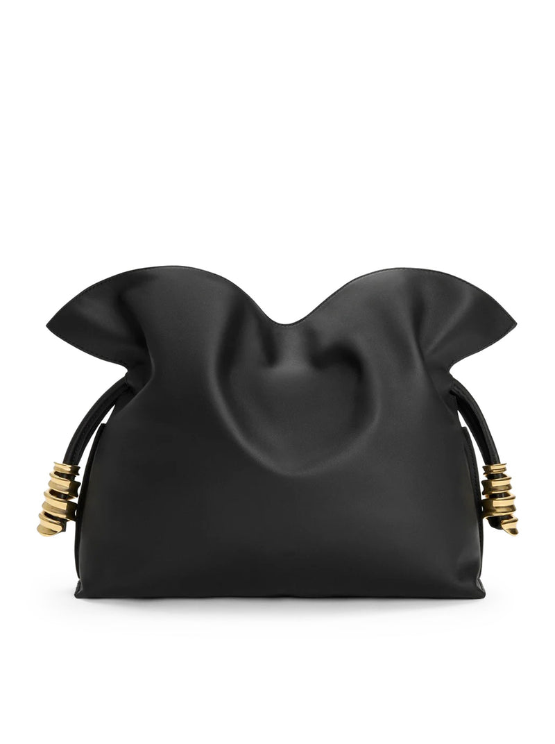 BORSA CLUTCH COIL FLAMENCO MEDIA IN NAPPA DI VITELLO