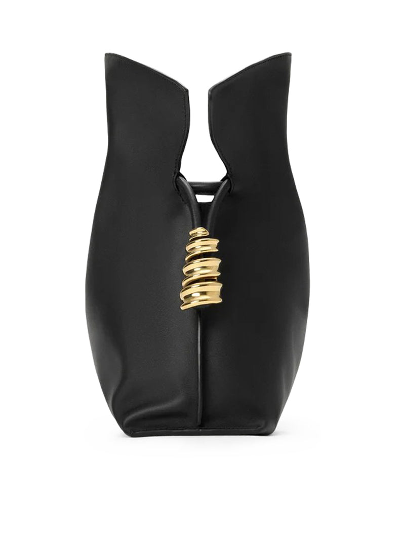 BORSA CLUTCH COIL FLAMENCO MEDIA IN NAPPA DI VITELLO