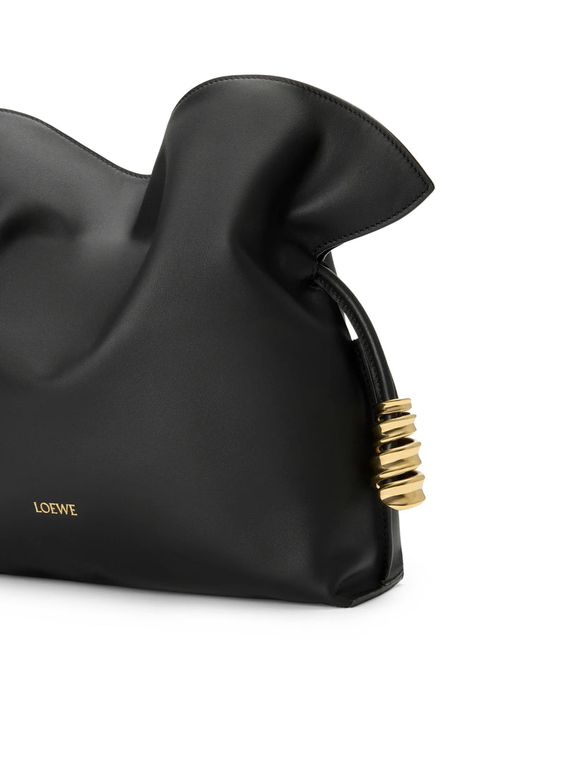 BORSA CLUTCH COIL FLAMENCO MEDIA IN NAPPA DI VITELLO