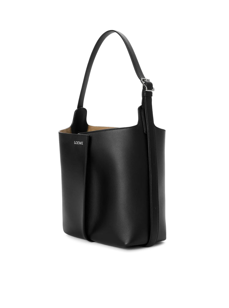 BORSA A SECCHIELLO BILBAO MEDIA IN PELLE DI VITELLO LISCIA